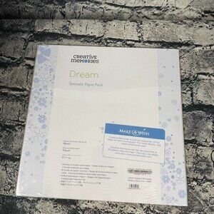 Creative Memories DREAM Make-A-Wish Specialty Paper Pack Paper & Die Cuts